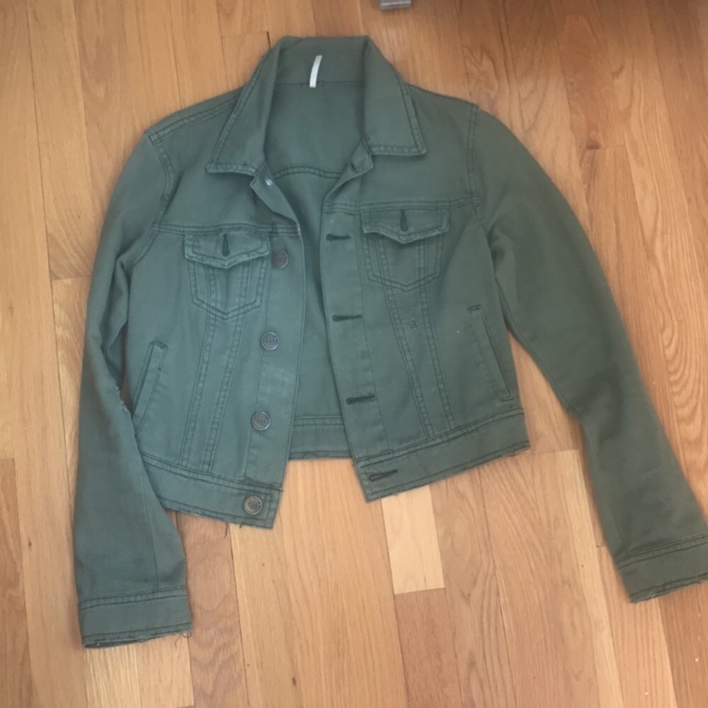Free people denim jacket reserved